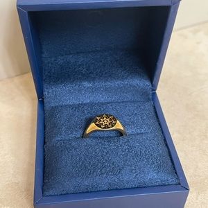 Missoma Starstruck Signet Gold Ring (RARE FIND)